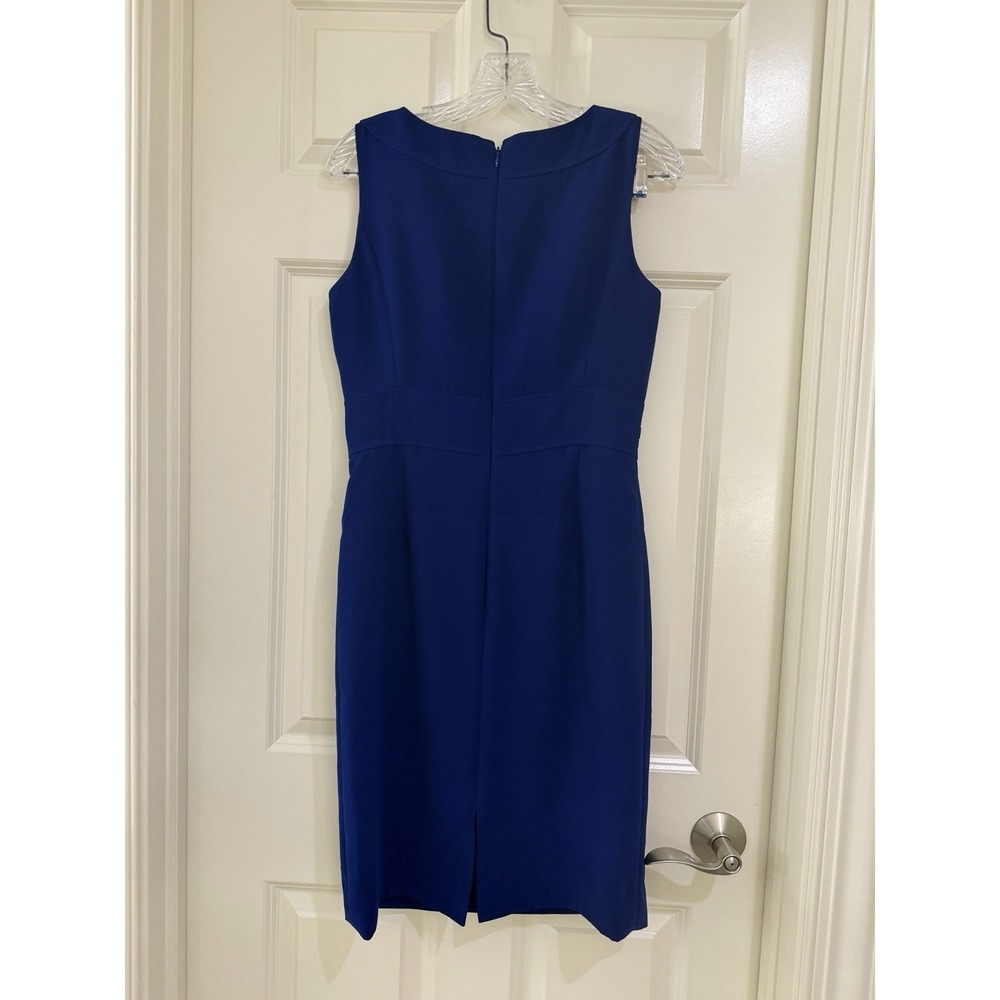 TAHARI women blue dress size 4 - Picture 2 of 9